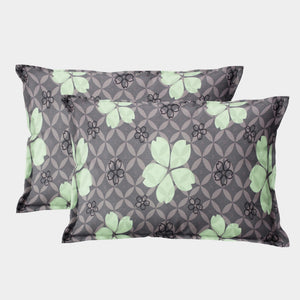 Floral Cotton Fitted Bedsheet(300 TC) -Multicolor online in India