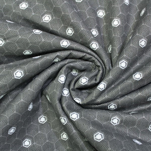 Pearl Texture Geometrical print 300TC Cotton Dohar Comforter In Grey At Best Prices