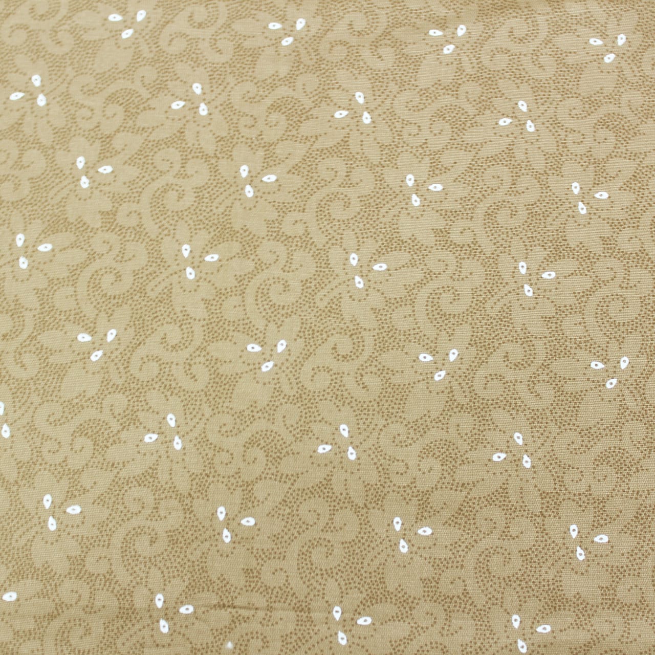 Pearl Texture Floral Print 300TC Cotton Dohar Comforter In Gold At Best Prices