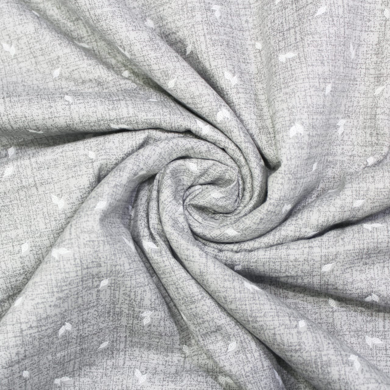 Pearl Texture Floral Print 300TC Cotton Dohar Comforter In Silver At Best Prices