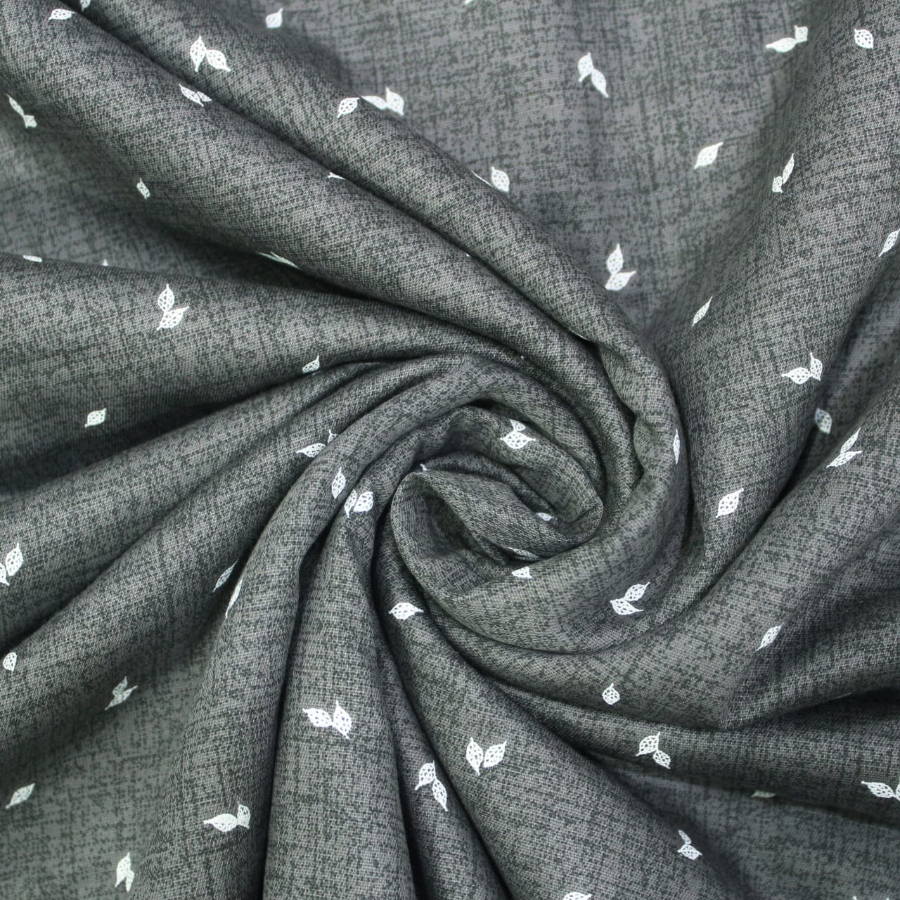 Pearl Texture Floral Print 300TC Cotton Dohar Comforter In Grey At Best Prices