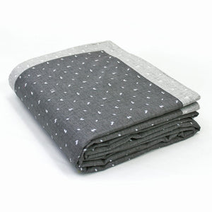 Pearl Texture Floral Print 300TC Cotton Dohar Comforter In Grey At Best Prices