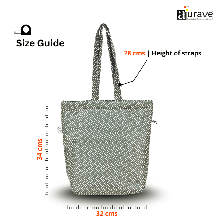 Premium Cotton Lightweight Eco-Friendly Shopper/Tote Bag, Grey