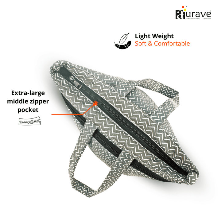 Premium Cotton Lightweight Eco-Friendly Shopper/Tote Bag, Grey