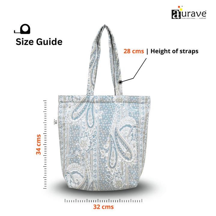 Premium Cotton Lightweight Eco-Friendly Shopper/Tote Bag, Blue