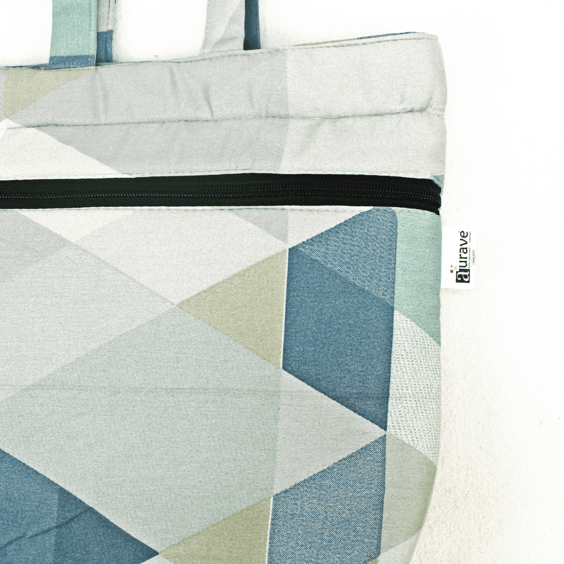 Close up View Premium Cotton Lightweight Eco-Friendly Shopper/Tote Bag, Multicolor