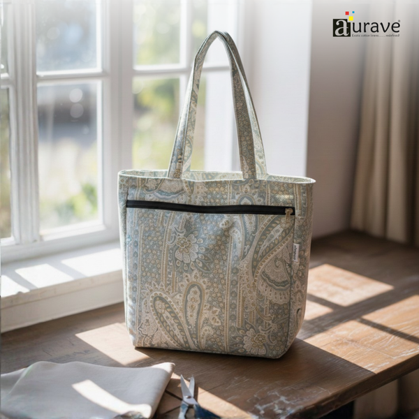 Premium Cotton Lightweight Eco-Friendly Shopper/Tote Bag, Grey