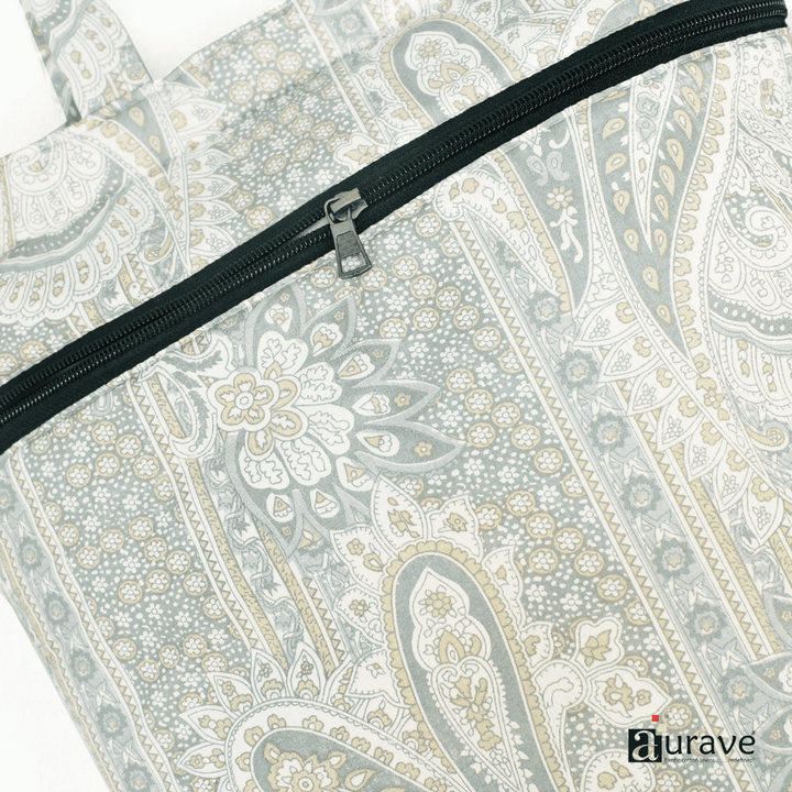 Full View Cotton Lightweight Eco-Friendly Shopper/Tote Bag, Grey
