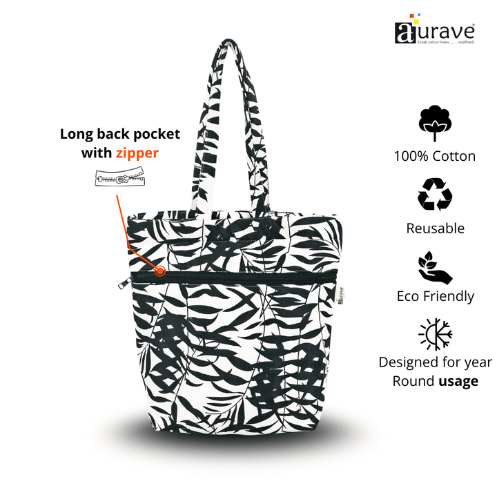 Premium Cotton Lightweight Eco-Friendly Shopper/Tote Bag, Black