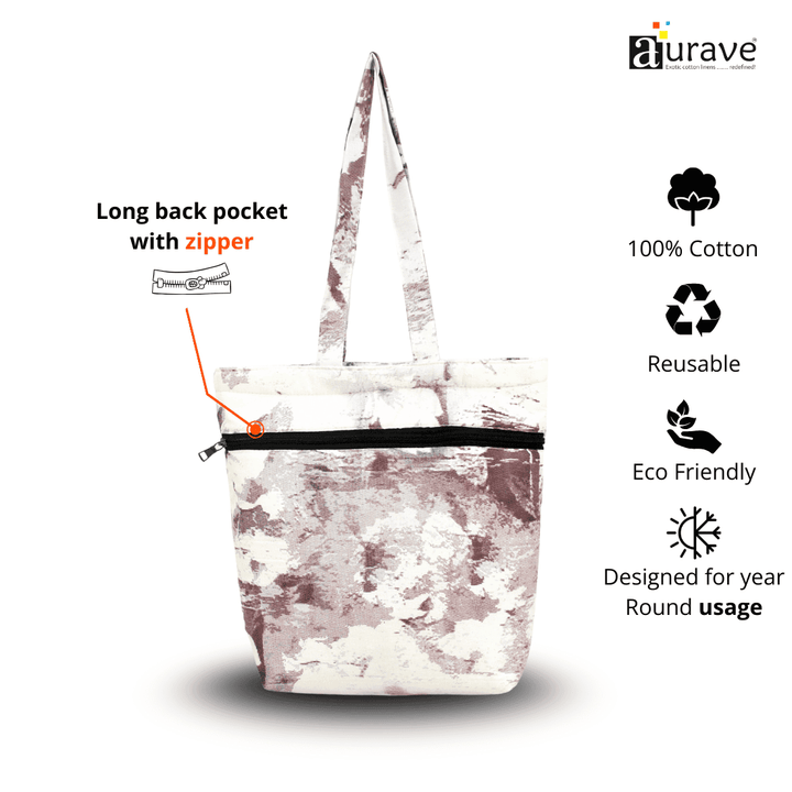 Premium Cotton Lightweight Eco-Friendly Shopper/Tote Bag, Rust