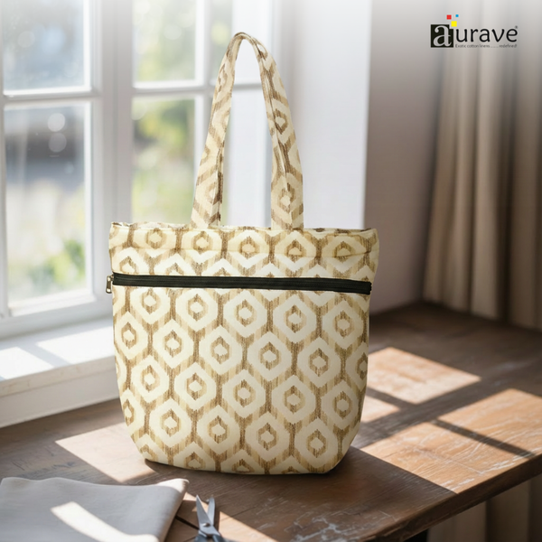 Cotton Lightweight Eco-Friendly Shopper/Tote Bag, Khaki