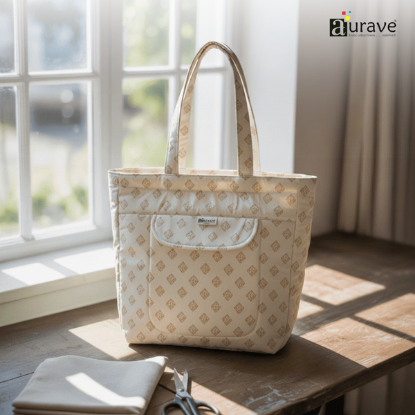 Premium Cotton Lightweight Eco-Friendly Shopper/Tote Bag, Khaki