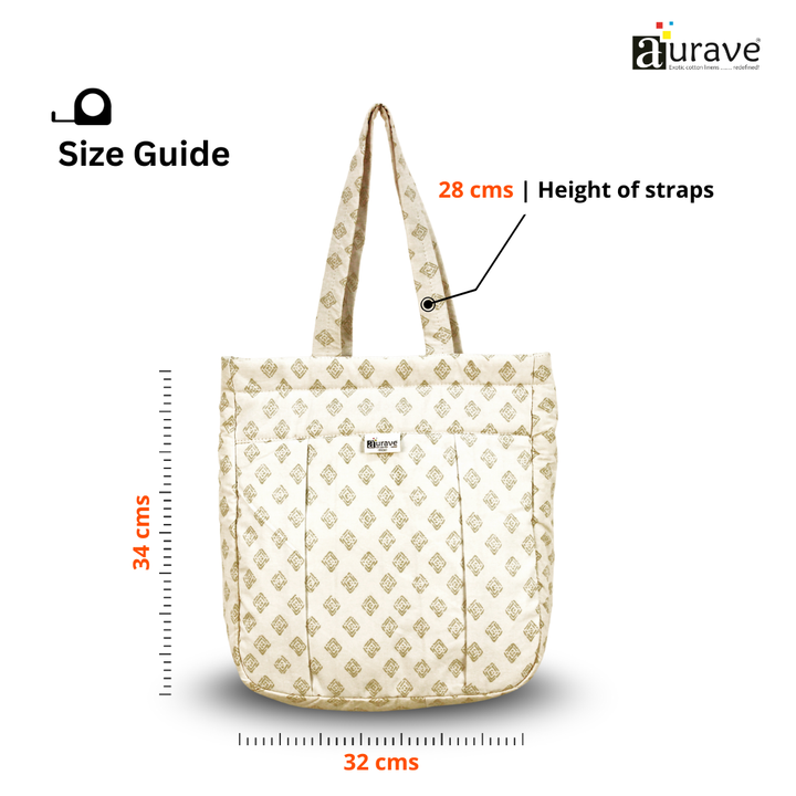 Premium Cotton Lightweight Eco-Friendly Shopper/Tote Bag, Khaki