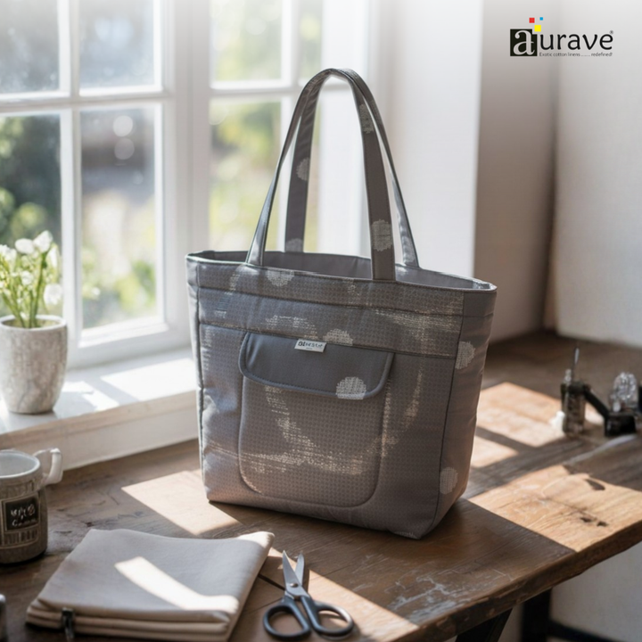 Premium Cotton Lightweight Eco-Friendly Shopper/Tote Bag, Grey