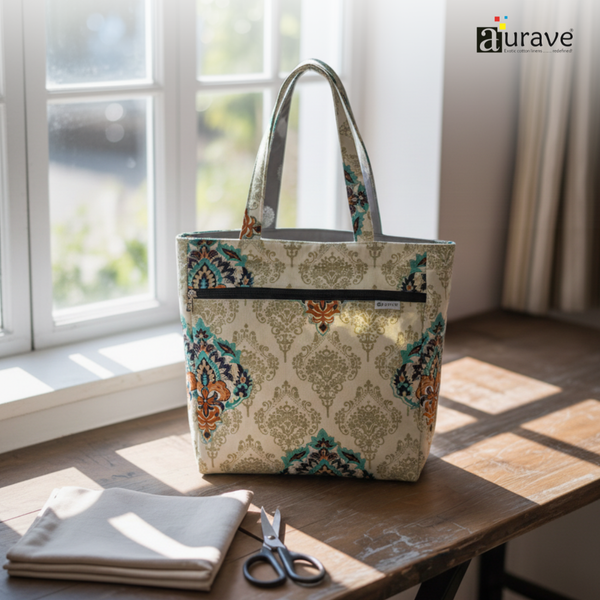 Cotton Lightweight Eco-Friendly Shopper/Tote Bag, Blue