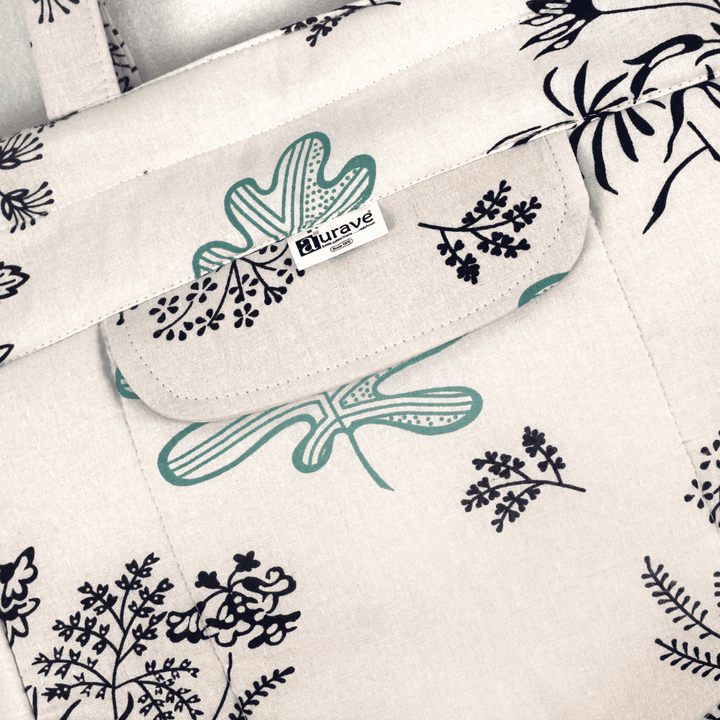 Full View Lightweight Eco-Friendly Shopper/Tote Bag, Aqua