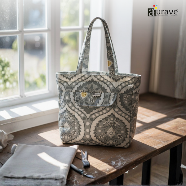 Cotton Lightweight Eco-Friendly Shopper/Tote Bag Grey