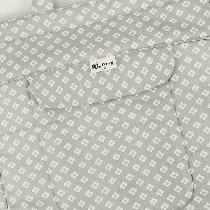 Fulll View Shopper/Tote Bag, Misty Grey