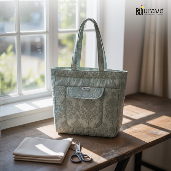 Cotton Lightweight Eco-Friendly Shopper/Tote Bag, Grey