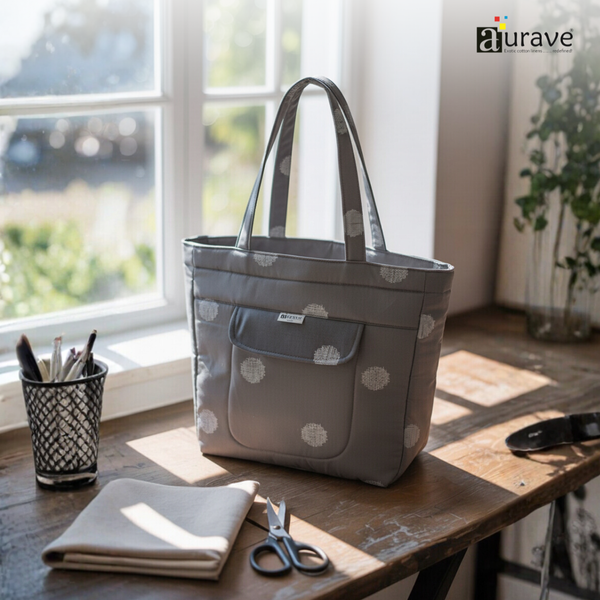 Cotton Lightweight Eco-Friendly Shopper/Tote Bag, Grey