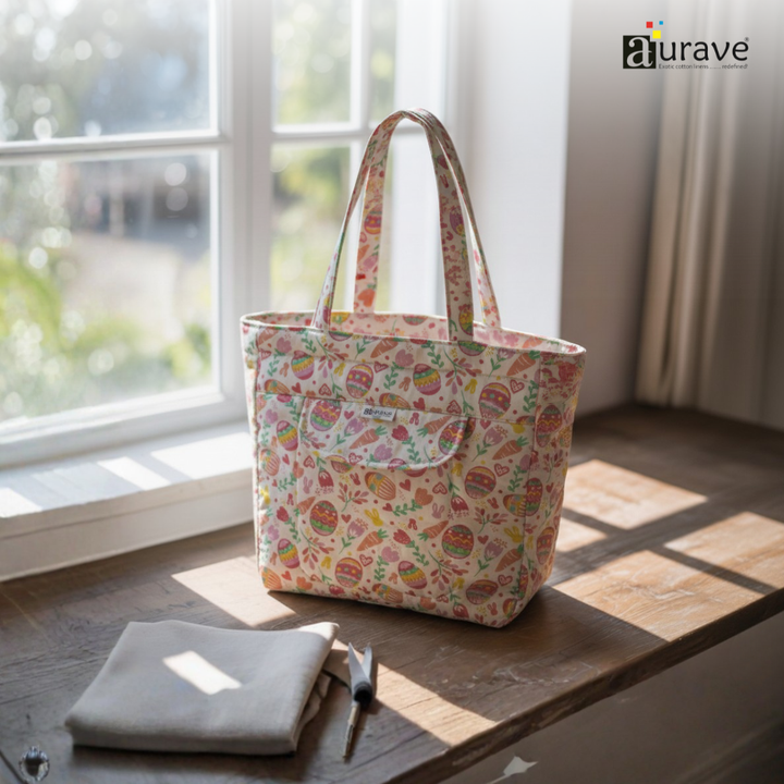 Cotton Lightweight Eco-Friendly Shopper/Tote Bag, Pink