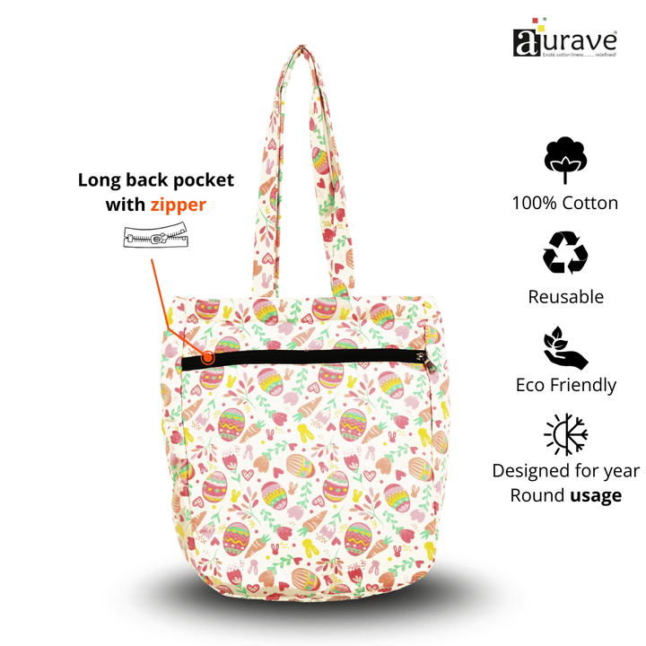 Premium Cotton Lightweight Eco-Friendly Shopper/Tote Bag, Pink