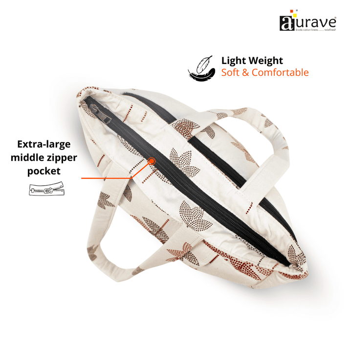 Shopper/Tote Bag, Multicolor extra-large middle zipper pocket