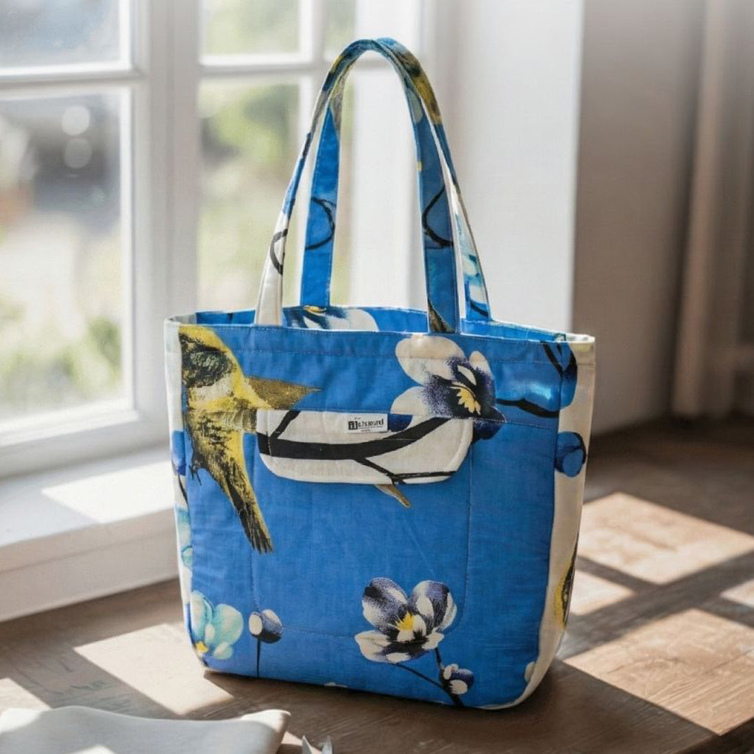 Premium Cotton Lightweight Eco-Friendly Shopper/Tote Bag, Blue