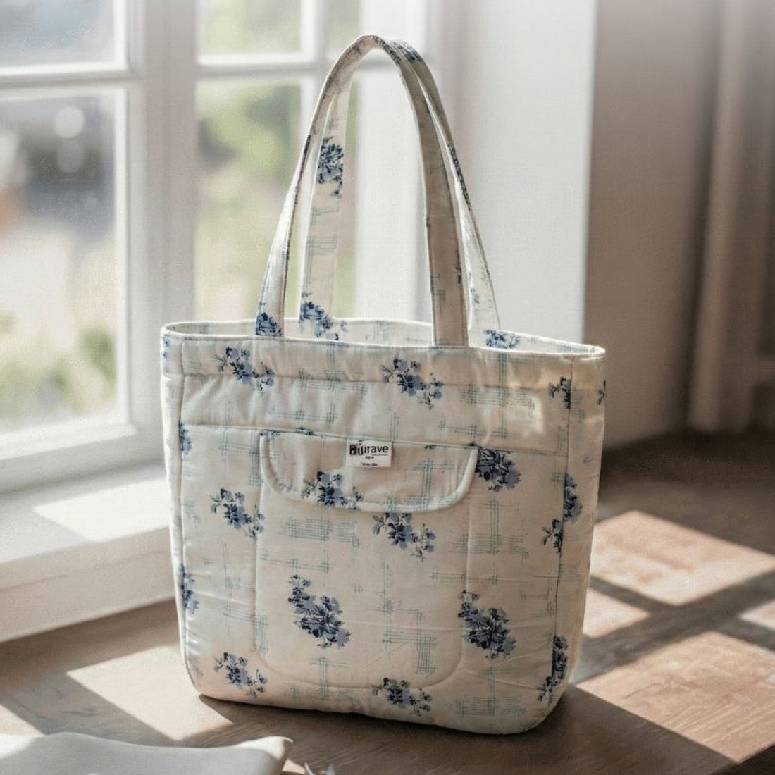 Premium Cotton Lightweight Eco-Friendly Shopper/Tote Bag, Blue