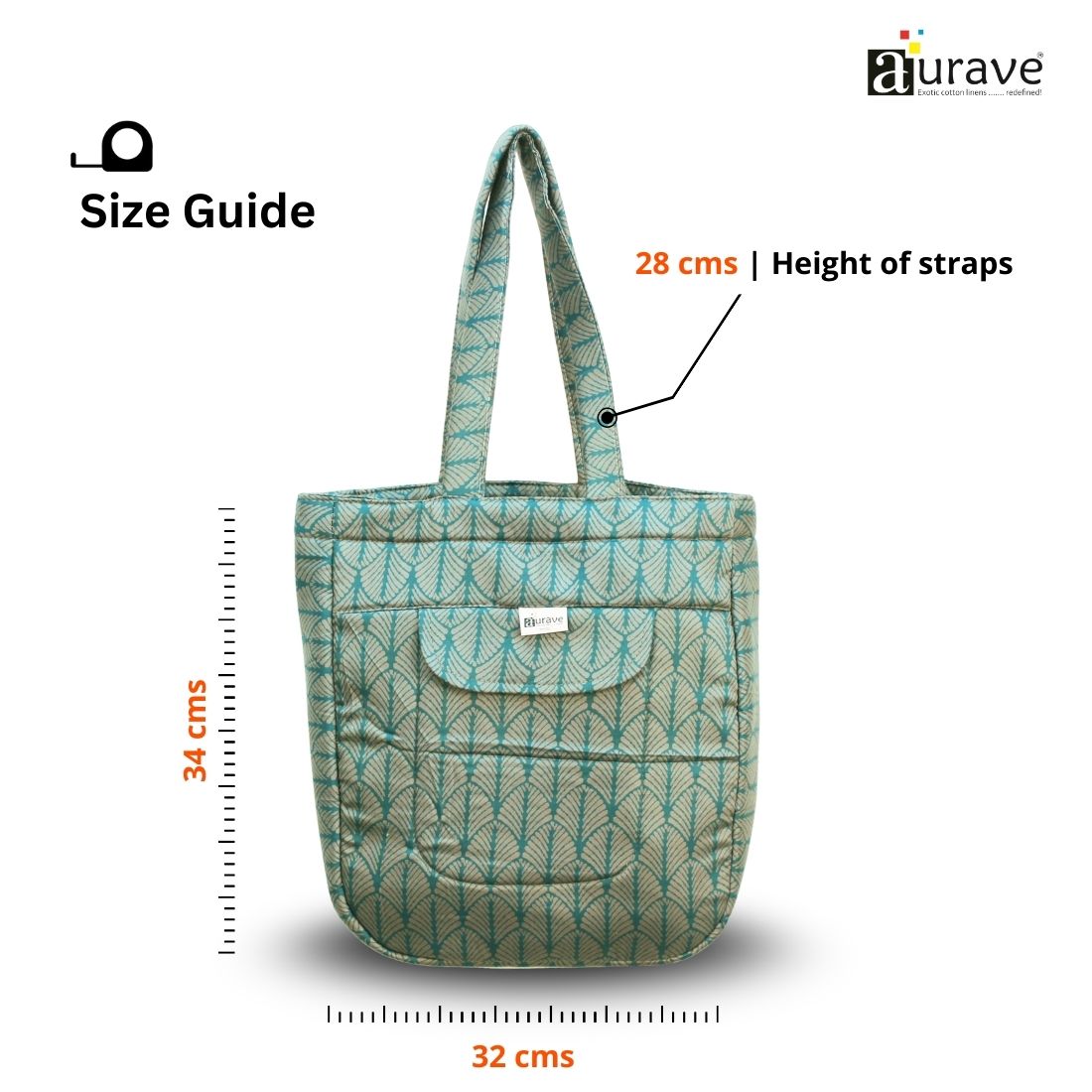 Premium Cotton Lightweight Eco-Friendly Shopper/Tote Bag, Peacock Blue