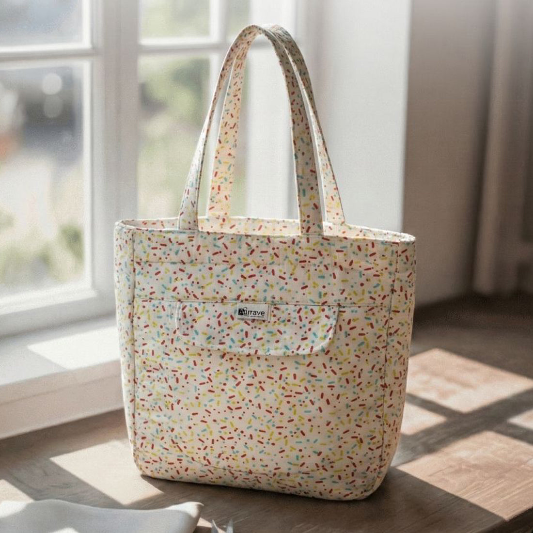Premium Cotton Lightweight Eco-Friendly Shopper/Tote Bag, White