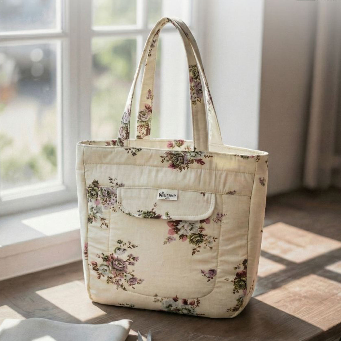Premium Cotton Lightweight Eco-Friendly Shopper/Tote Bag, Multicolor
