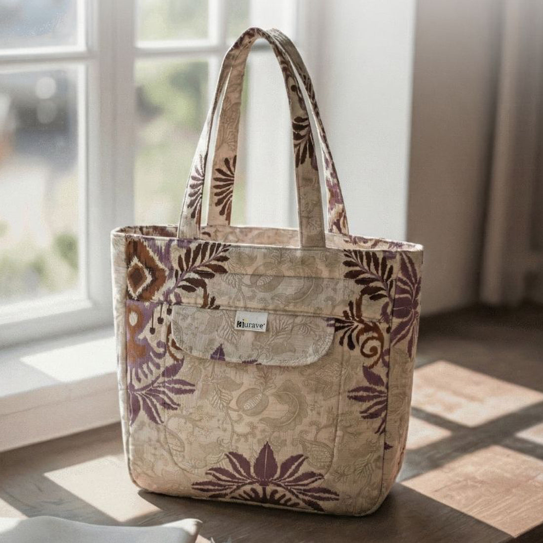 Premium Cotton Lightweight Eco-Friendly Shopper/Tote Bag, Multicolor