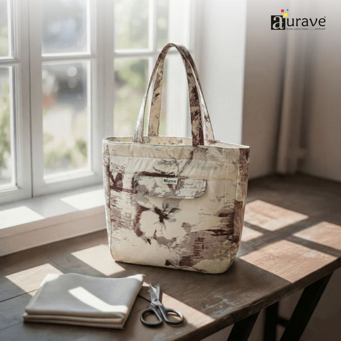 Premium Cotton Lightweight Eco-Friendly Shopper/Tote Bag, Purple