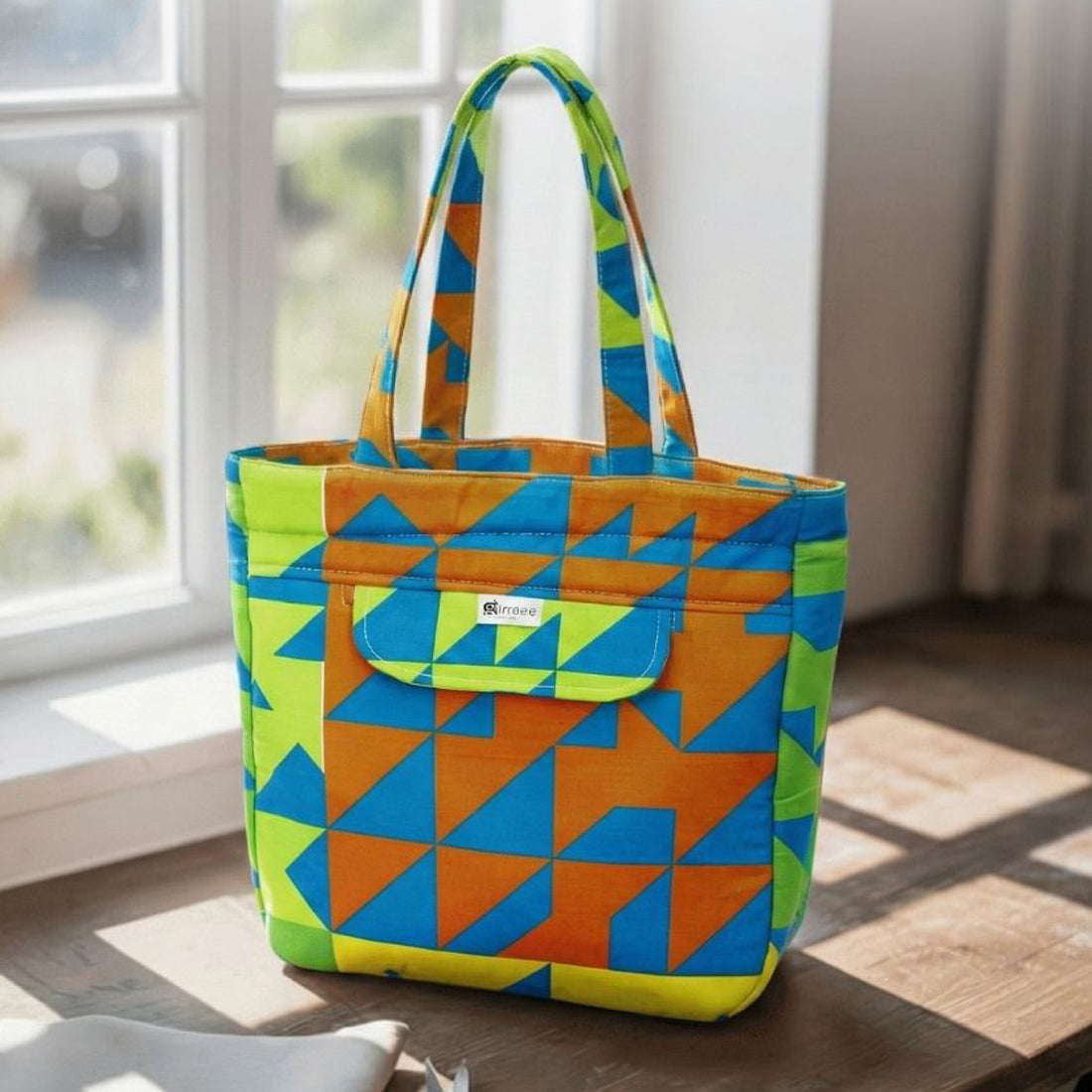 Premium Cotton Lightweight Eco-Friendly Shopper/Tote Bag, Multicolor