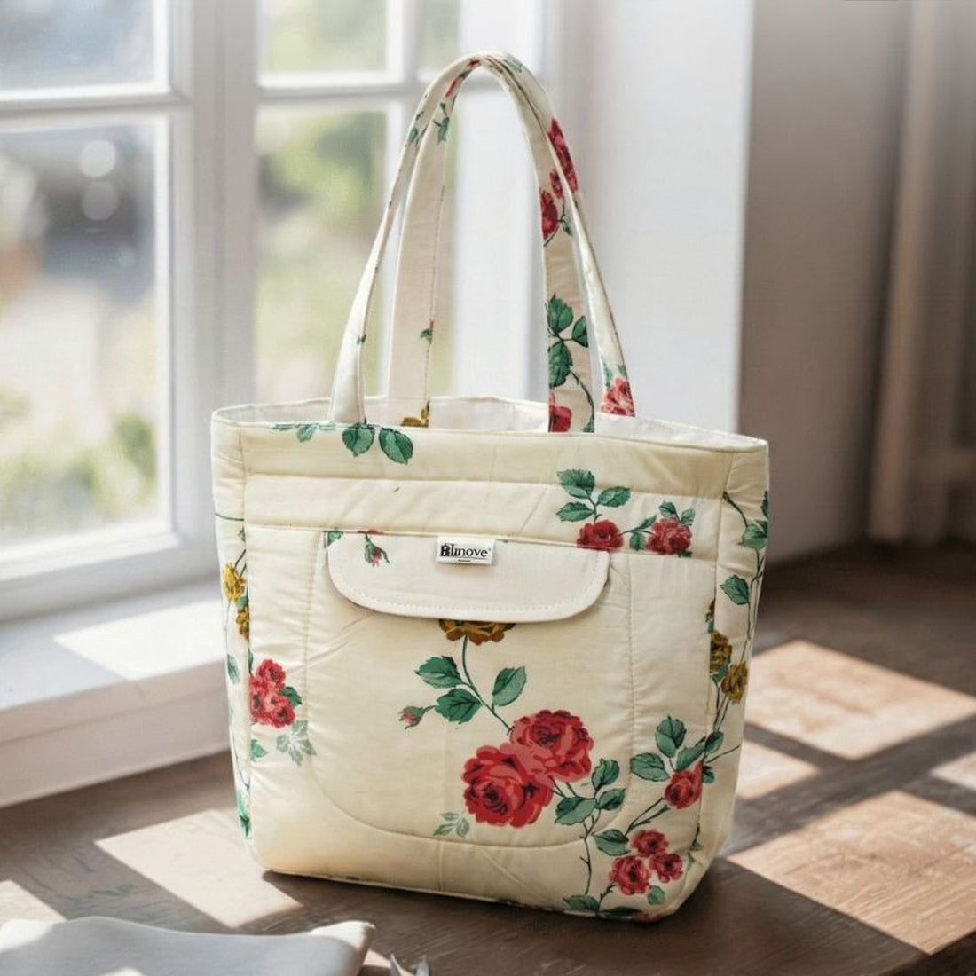 Premium Cotton Lightweight Eco-Friendly Shopper/Tote Bag, White