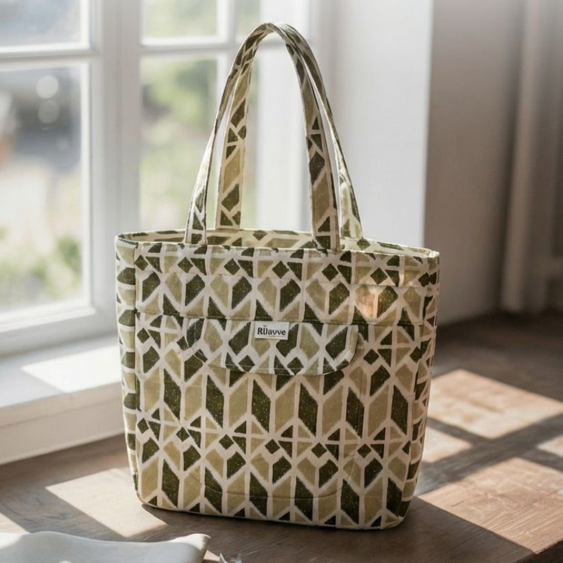 Premium Cotton Lightweight Eco-Friendly Shopper/Tote Bag, Brown