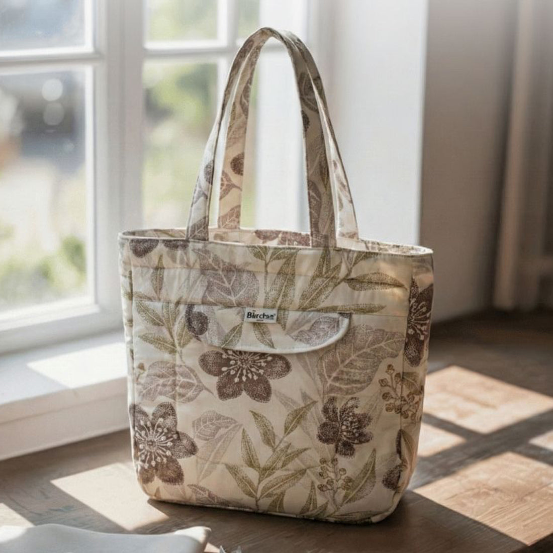 Premium Cotton Lightweight Eco-Friendly Shopper/Tote Bag, Brown