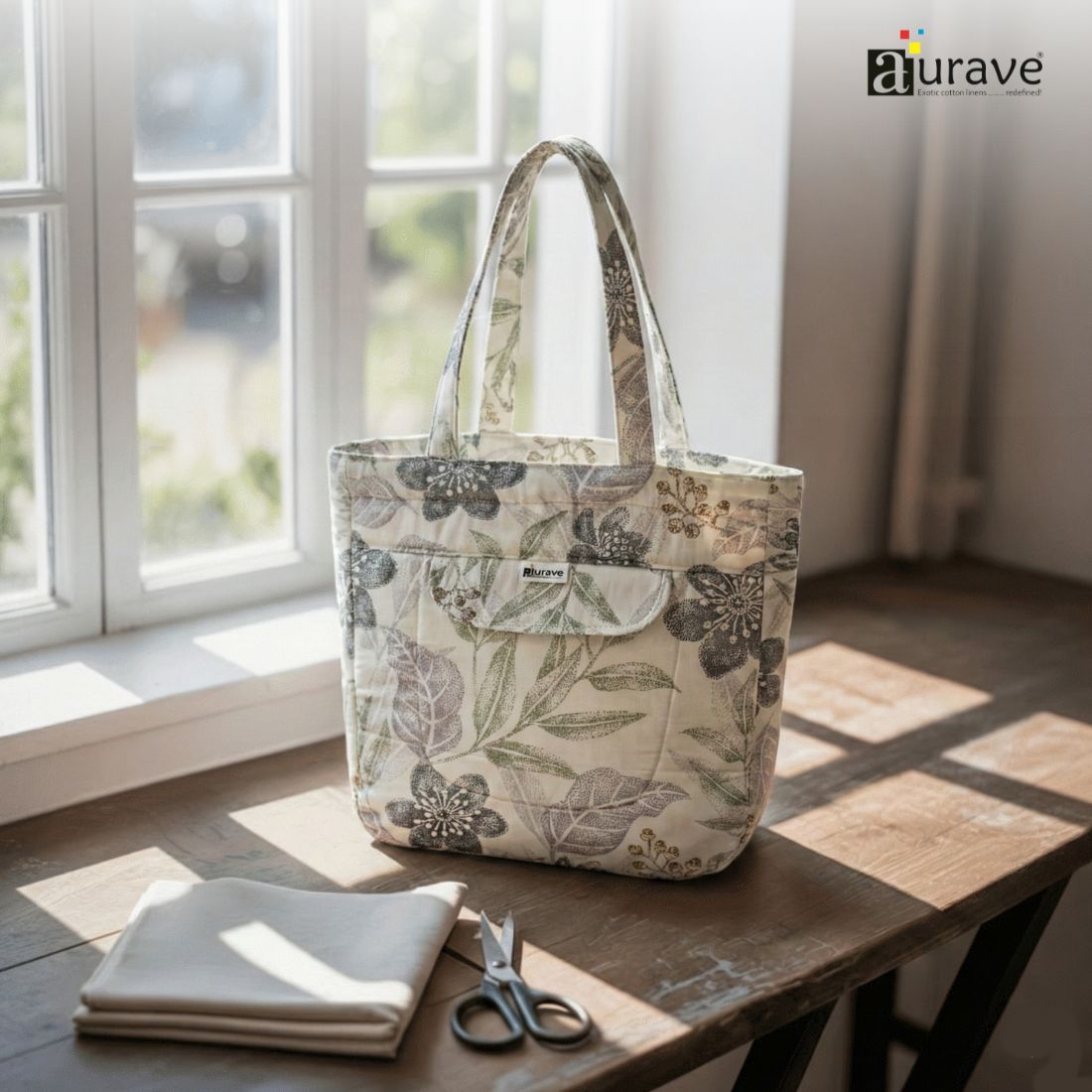 Premium Cotton Lightweight Eco-Friendly Shopper/Tote Bag, Grey