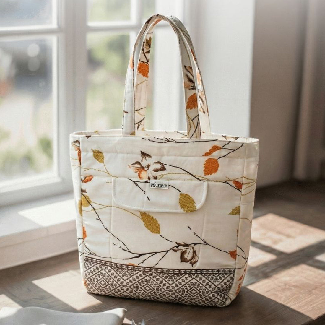 Premium Cotton Lightweight Eco-Friendly Shopper/Tote Bag, Multicolor