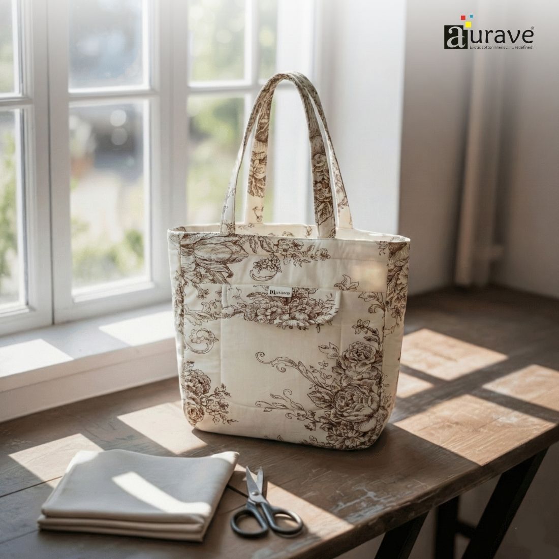 Premium Cotton Lightweight Eco-Friendly Shopper/Tote Bag, Multicolor