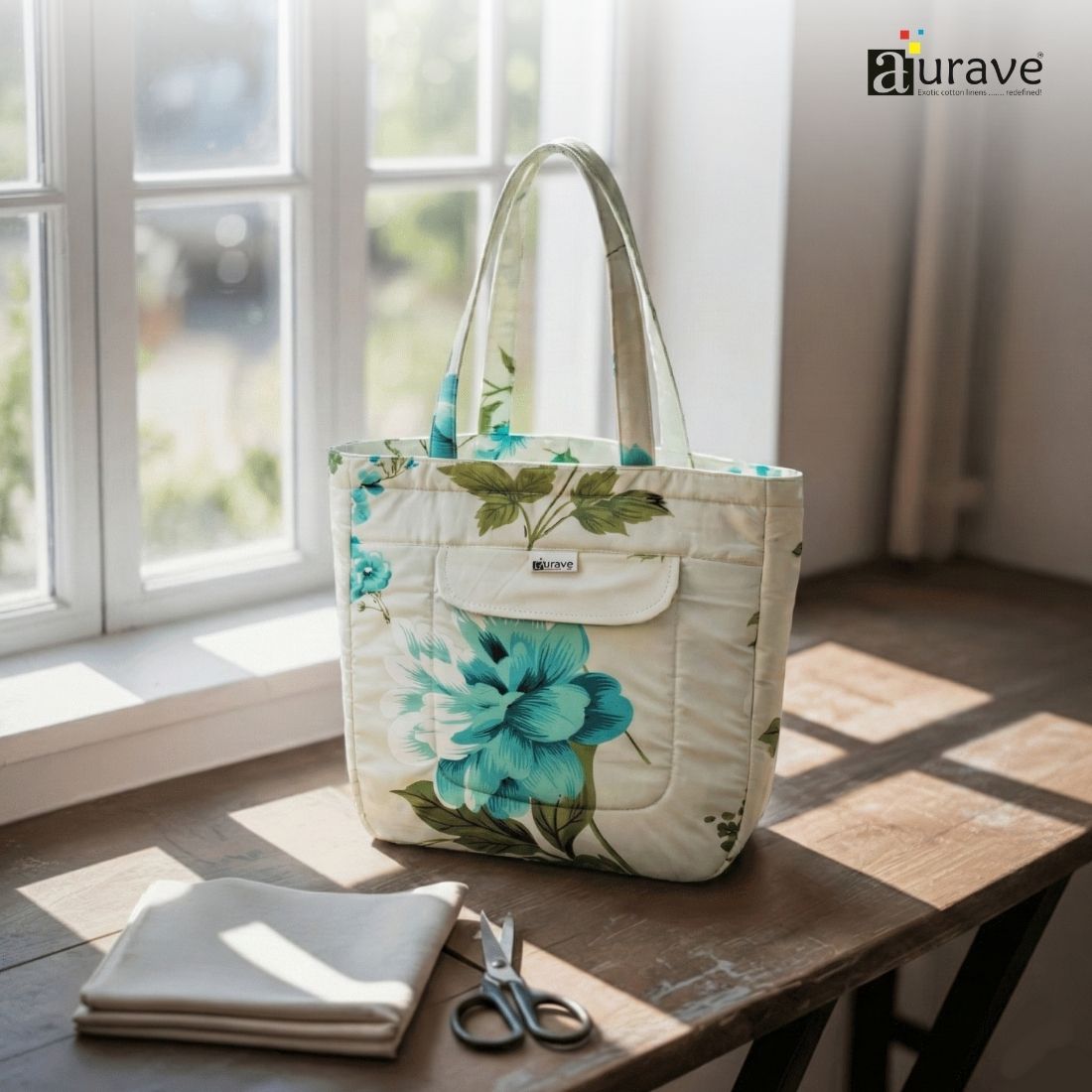 Premium Cotton Lightweight Eco-Friendly Shopper/Tote Bag, Multicolor