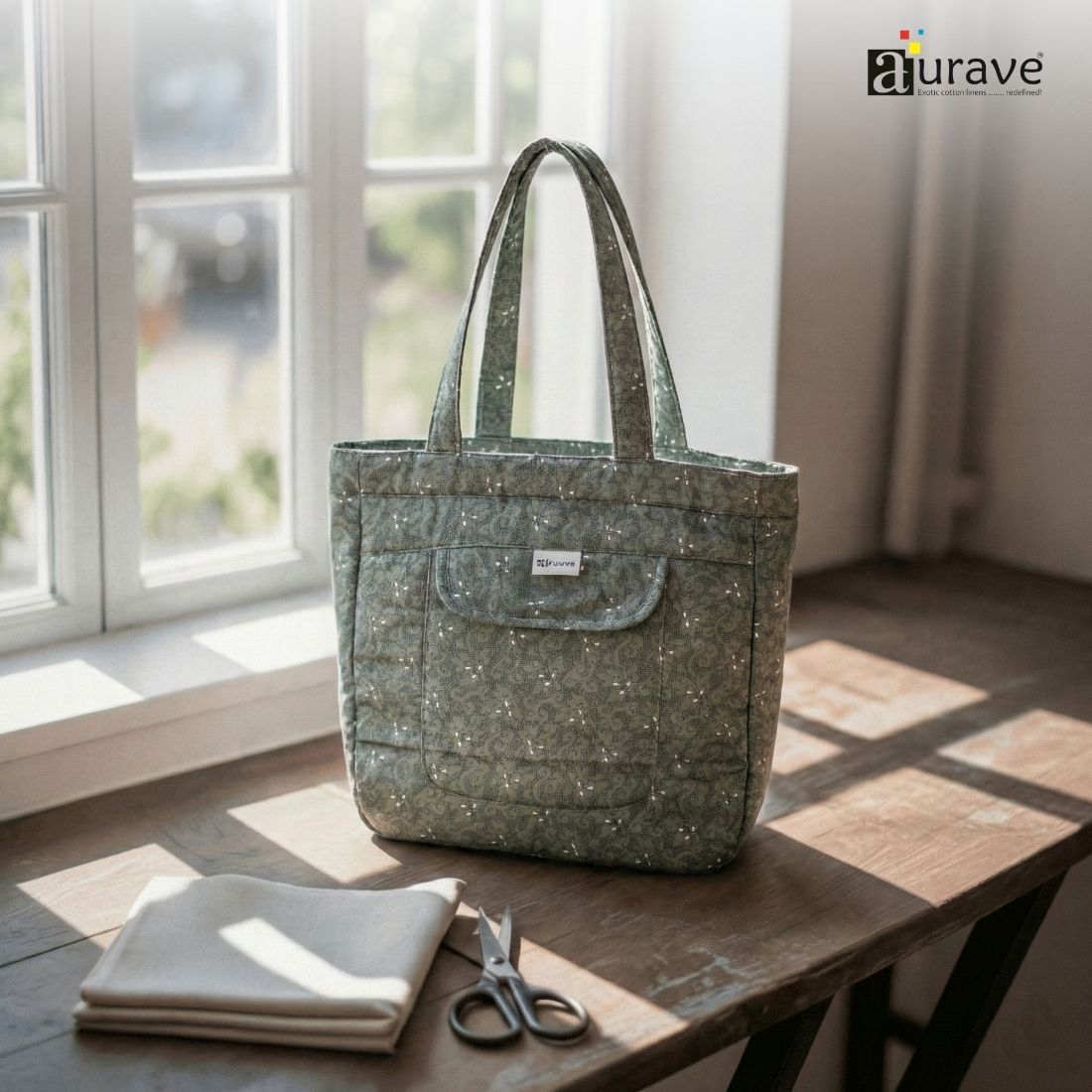 Premium Cotton Lightweight Eco-Friendly Shopper/Tote Bag, Grey