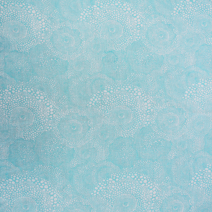 Riva Floral Cotton Dohar, Aqua  Design 