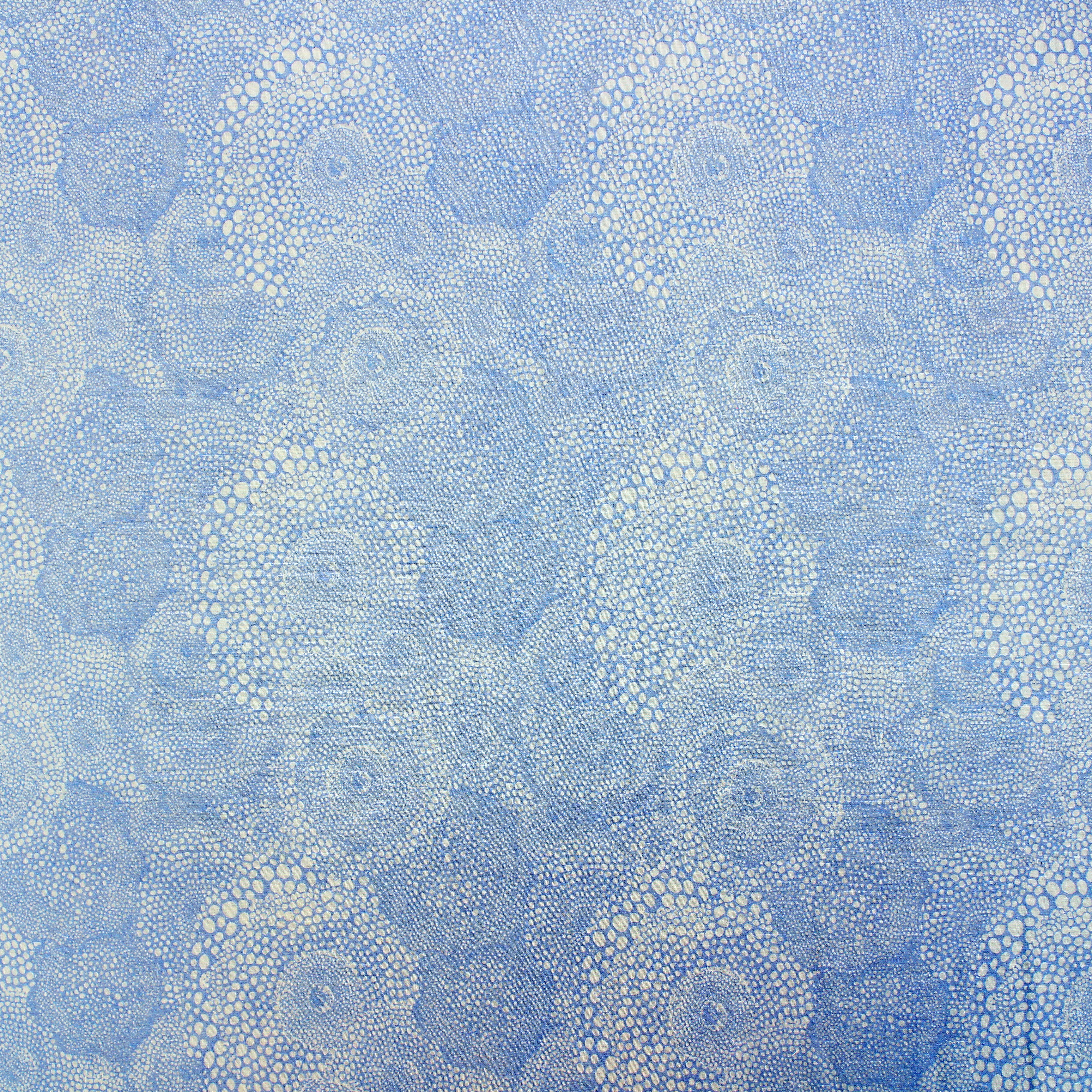 Riva Floral Cotton Dohar, Blue 