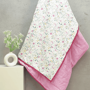 Riva Floral Cotton Dohar, Magenta