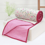 Riva Floral Cotton Dohar, Magenta 