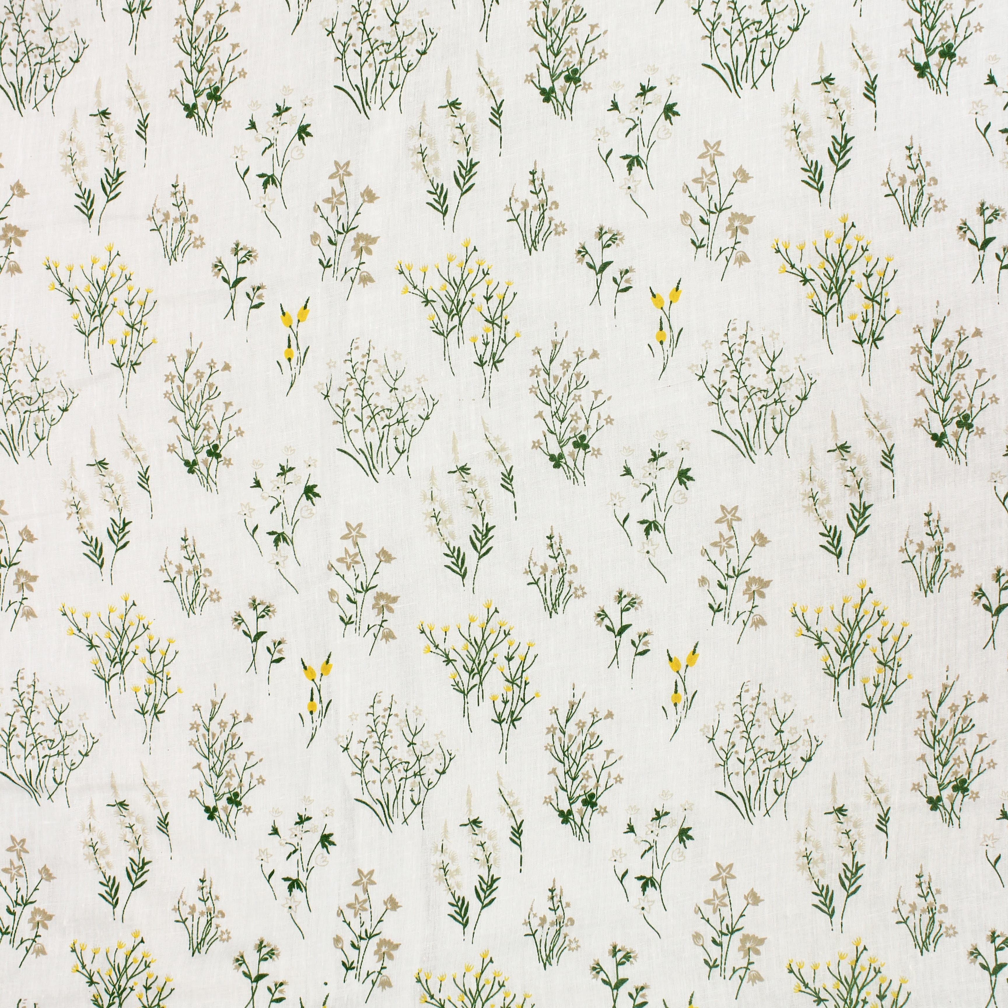 Full View Riva Floral Cotton Dohar Coffee  Design 