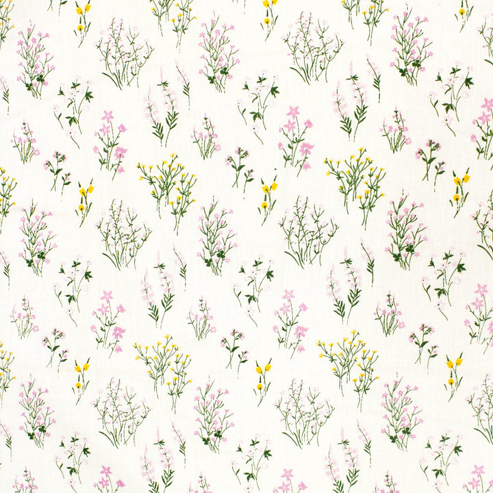 Full View Riva Floral Cotton Dohar, Magenta Design 