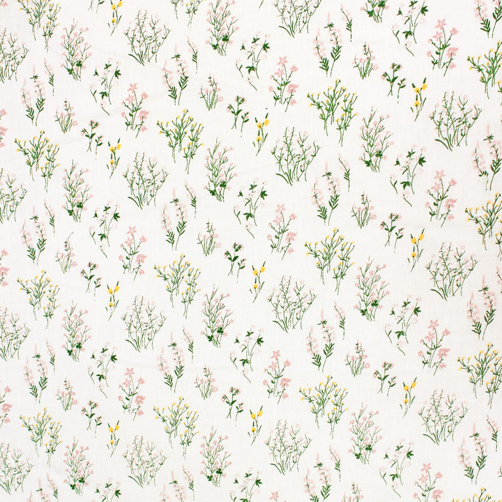 Full View Riva Floral Cotton Dohar, Peach design